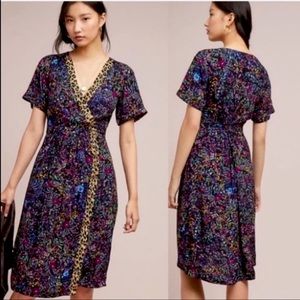 Anthropologie Maeve Morgan wrap dress